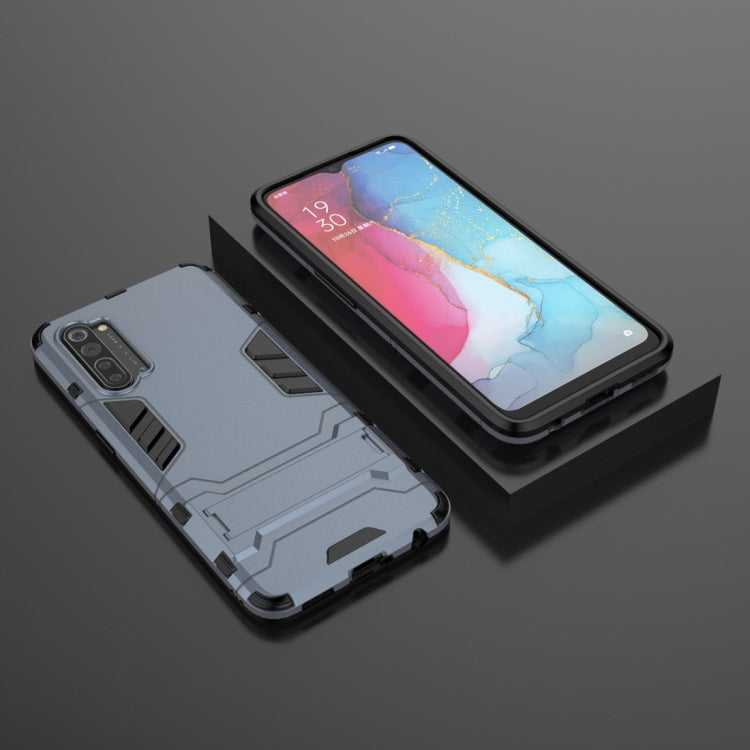 For OPPO Reno3 PC + TPU Shockproof Protective Case with Holder