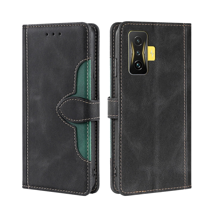 For Xiaomi Redmi K50 Gaming/Poco F4 GT Stitching Skin Feel Magnetic Buckle Horizontal Flip PU Leather Case