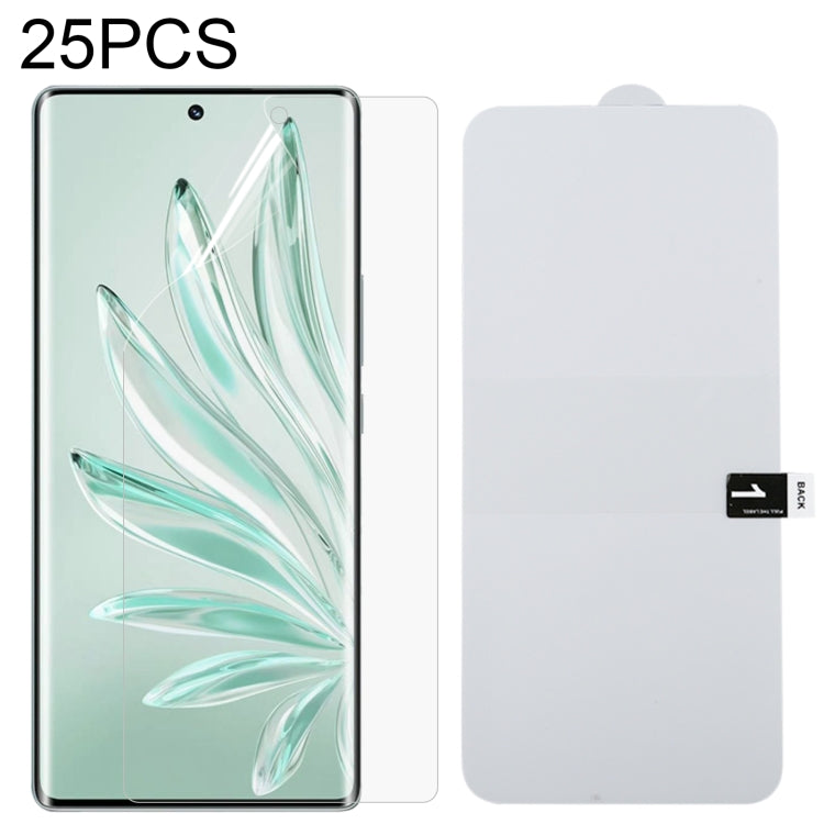 25 PCS Full Screen Protector Explosion-proof Hydrogel Film For Honor 70