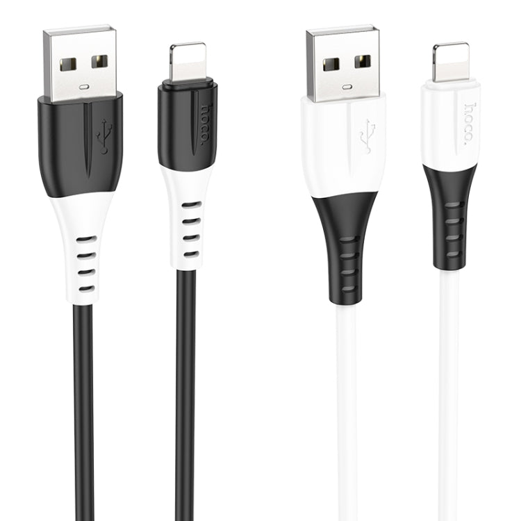 hoco X82 2.4A USB to 8 Pin Silicone Charging Data Cable,Length: 1m