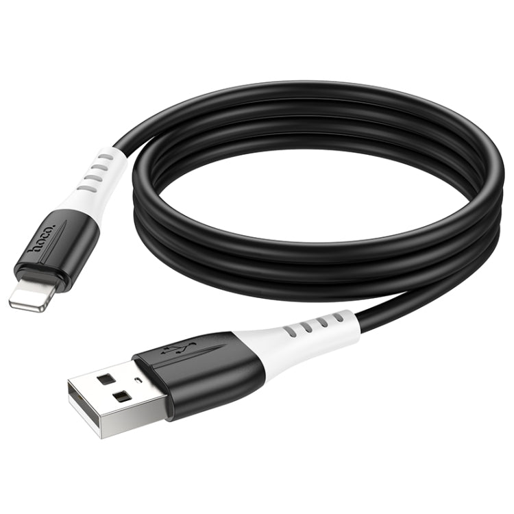 hoco X82 2.4A USB to 8 Pin Silicone Charging Data Cable,Length: 1m