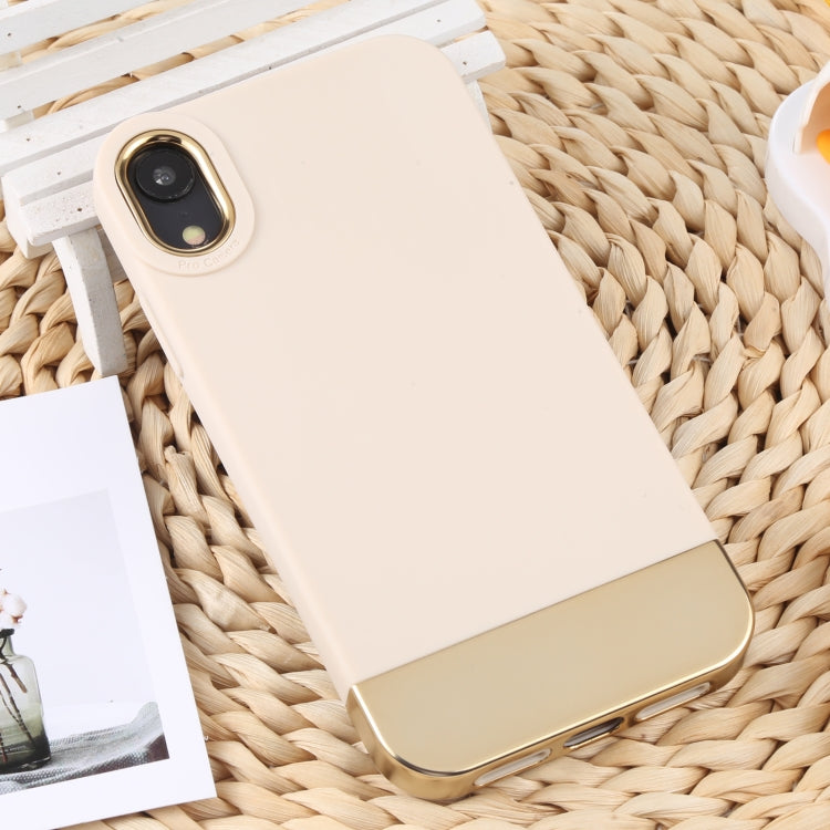 For iPhone XR TPU + Electroplated PC Phone Case