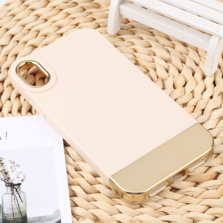 For iPhone XR TPU + Electroplated PC Phone Case