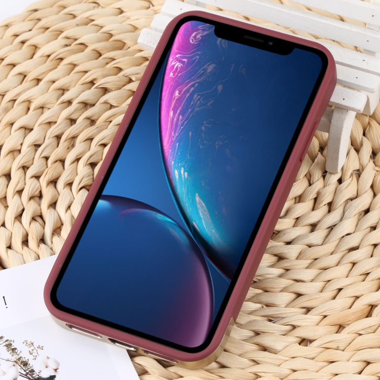 For iPhone XR TPU + Electroplated PC Phone Case