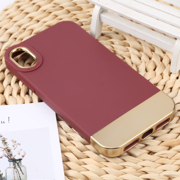 For iPhone XR TPU + Electroplated PC Phone Case