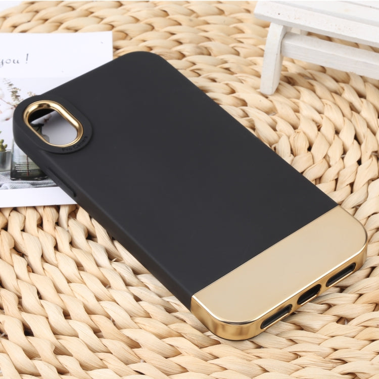 For iPhone XR TPU + Electroplated PC Phone Case