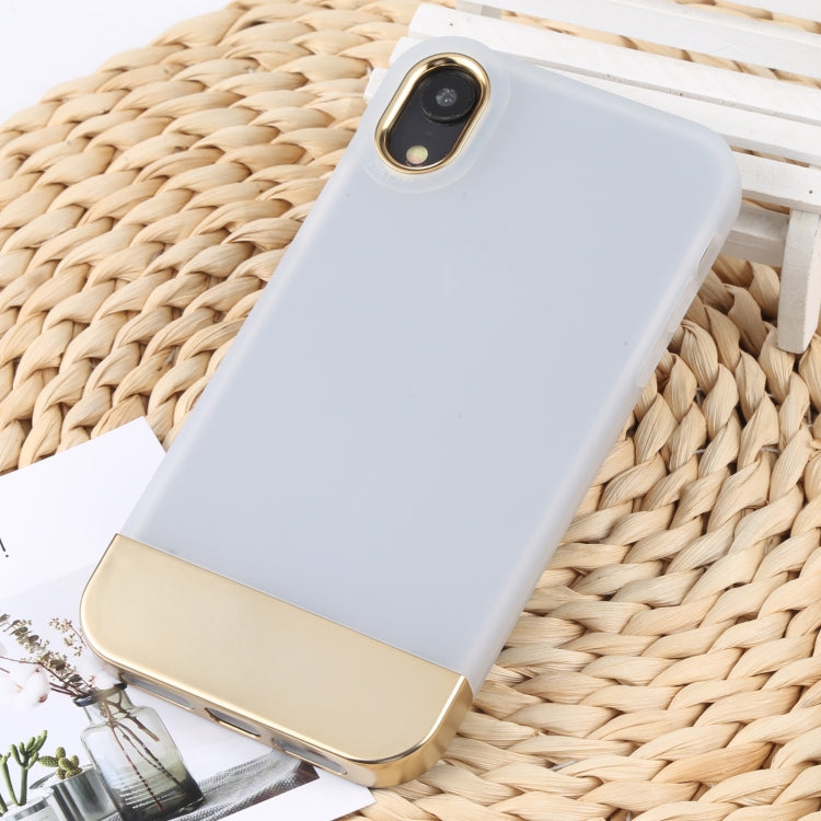 For iPhone XR TPU + Electroplated PC Phone Case