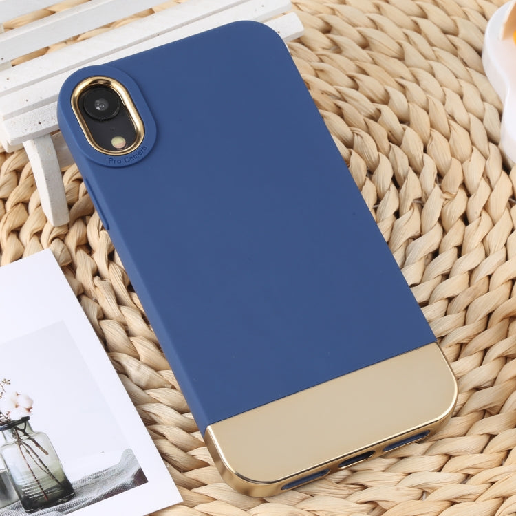 For iPhone XR TPU + Electroplated PC Phone Case
