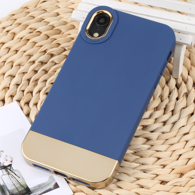 For iPhone XR TPU + Electroplated PC Phone Case