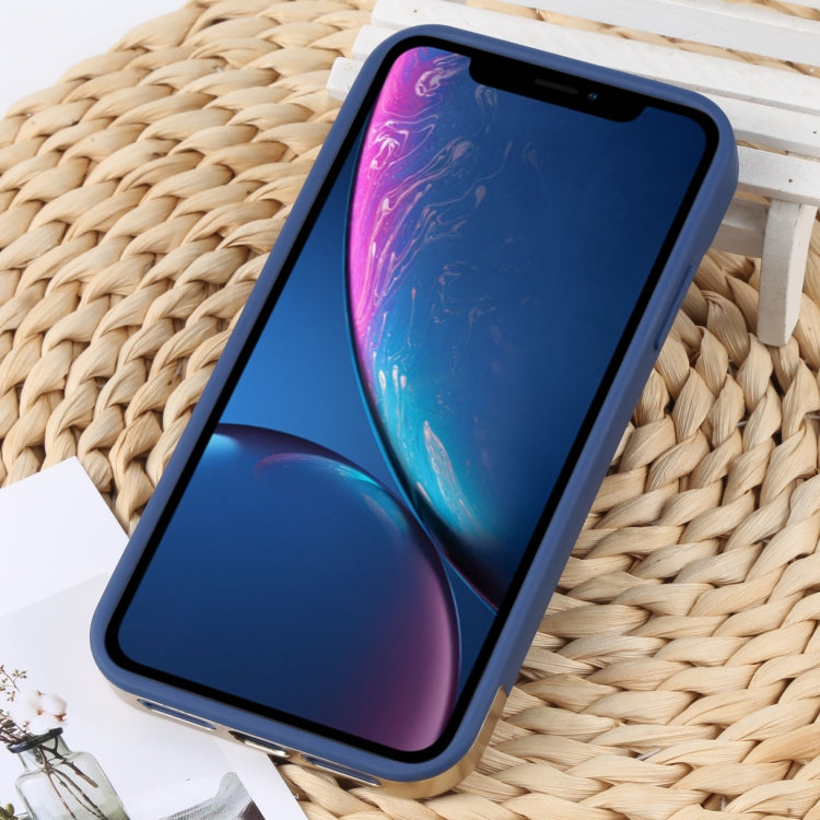 For iPhone XR TPU + Electroplated PC Phone Case