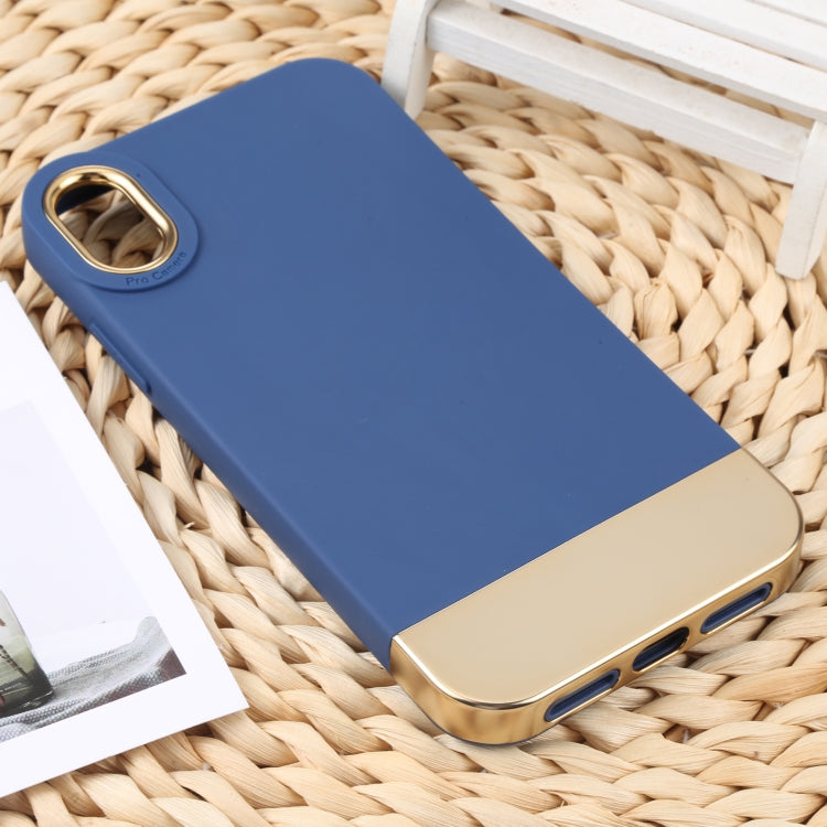 For iPhone XR TPU + Electroplated PC Phone Case
