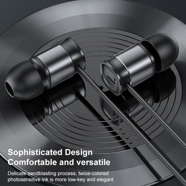 USAMS EP-46 Mini 3.5mm Aluminum Alloy In-Ear Wired Earphone, Length: 1.2m