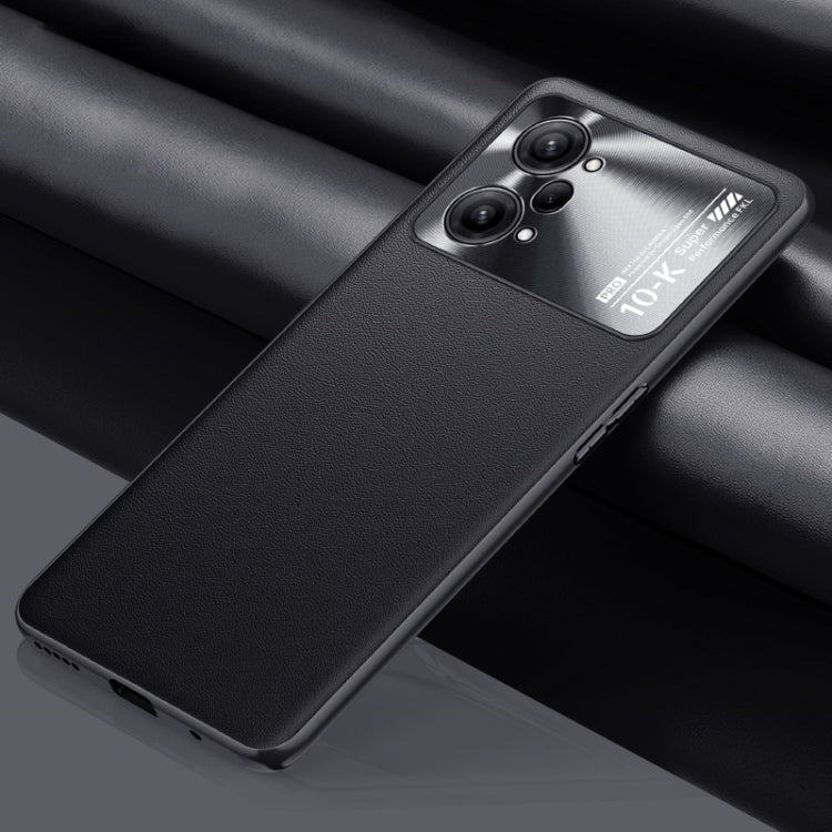 For OPPO K10 Pro Plain Skin Leather Phone Case