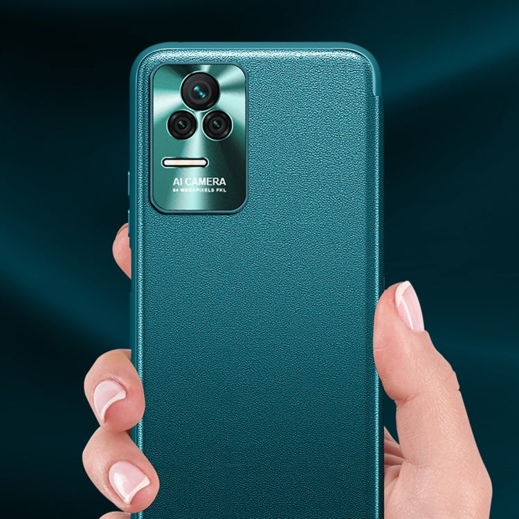 For Xiaomi Redmi K50 Pro Plain Skin Leather Phone Case