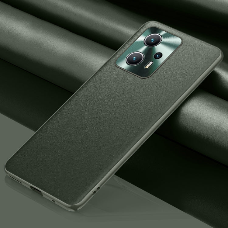 For Xiaomi Redmi Note 11T 5G Plain Skin Leather Phone Case