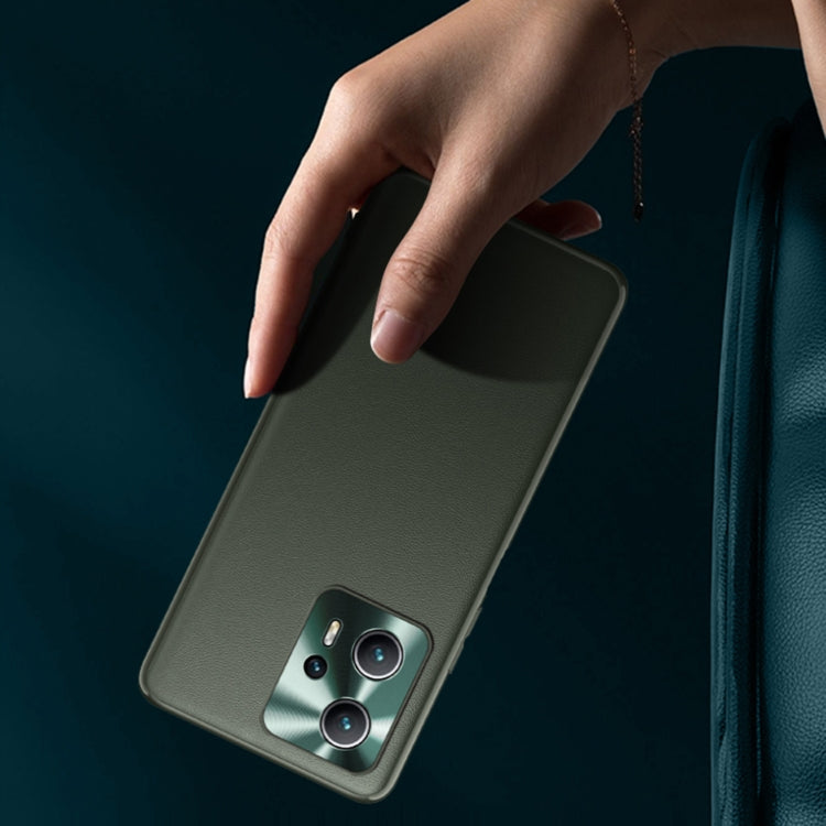 For Xiaomi Redmi Note 11T 5G Plain Skin Leather Phone Case