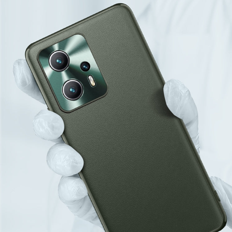 For Xiaomi Redmi Note 11T 5G Plain Skin Leather Phone Case