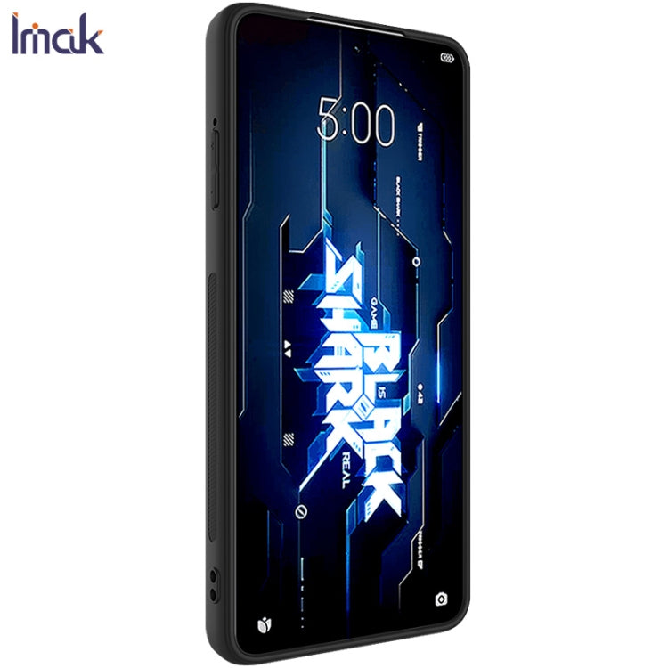 For Xiaomi Black Shark 5 Pro IMAK LX-6 Series Carbon Fiber Pattern Shockproof Phone Case(Black)