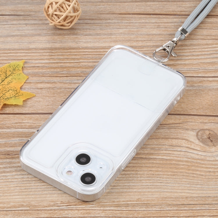 For iPhone 13 mini Lanyard Transparent TPU Phone Case