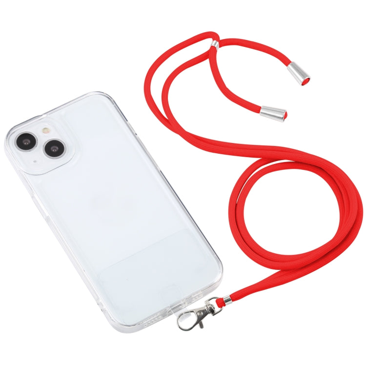 For iPhone 13 mini Lanyard Transparent TPU Phone Case