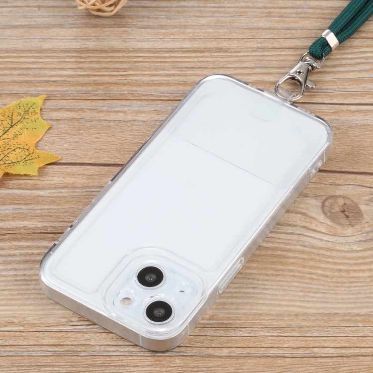 For iPhone 13 Lanyard Transparent TPU Phone Case