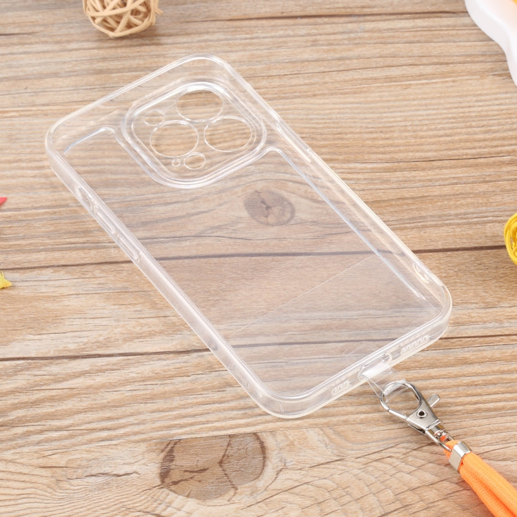 For iPhone 13 Pro Lanyard Transparent TPU Phone Case