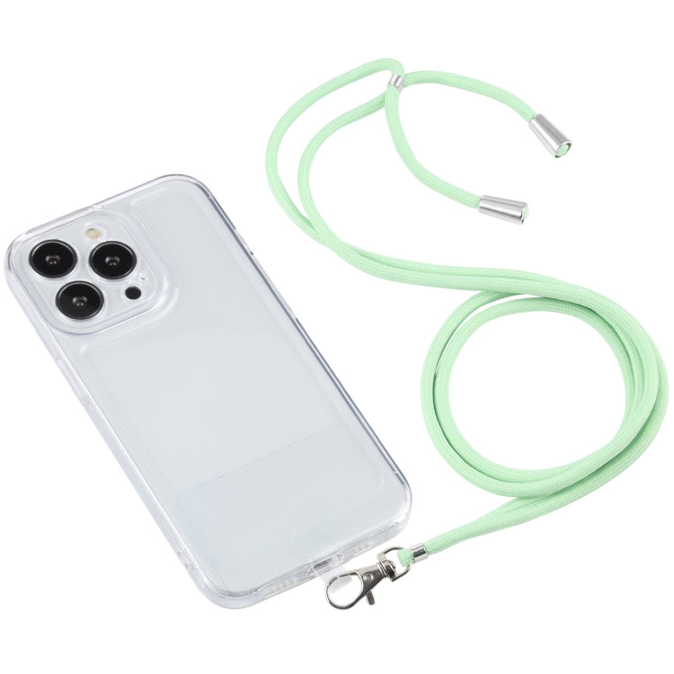 For iPhone 13 Pro Lanyard Transparent TPU Phone Case