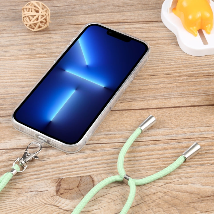 For iPhone 13 Pro Lanyard Transparent TPU Phone Case