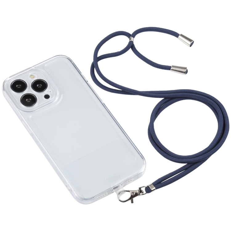 For iPhone 13 Pro Lanyard Transparent TPU Phone Case