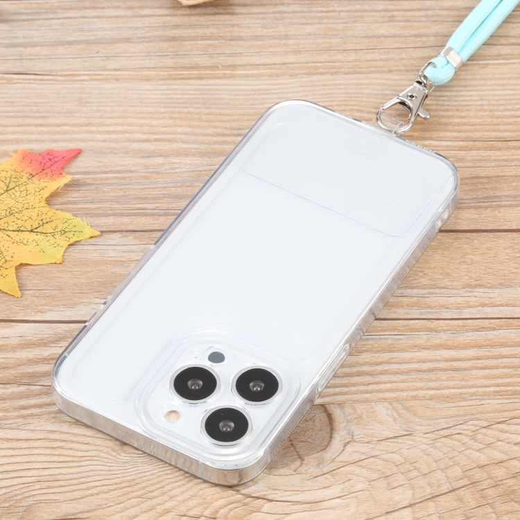 For iPhone 13 Pro Lanyard Transparent TPU Phone Case