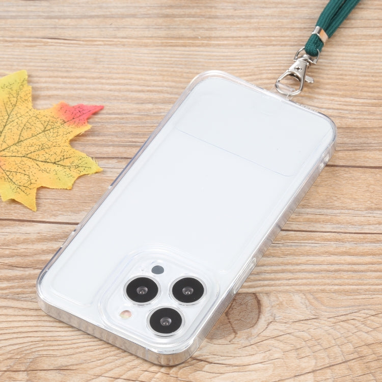 For iPhone 13 Pro Max Lanyard Transparent TPU Phone Case