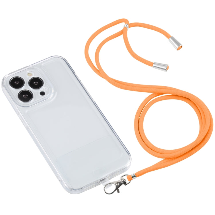 For iPhone 13 Pro Max Lanyard Transparent TPU Phone Case