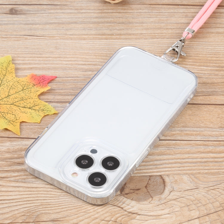 For iPhone 13 Pro Max Lanyard Transparent TPU Phone Case