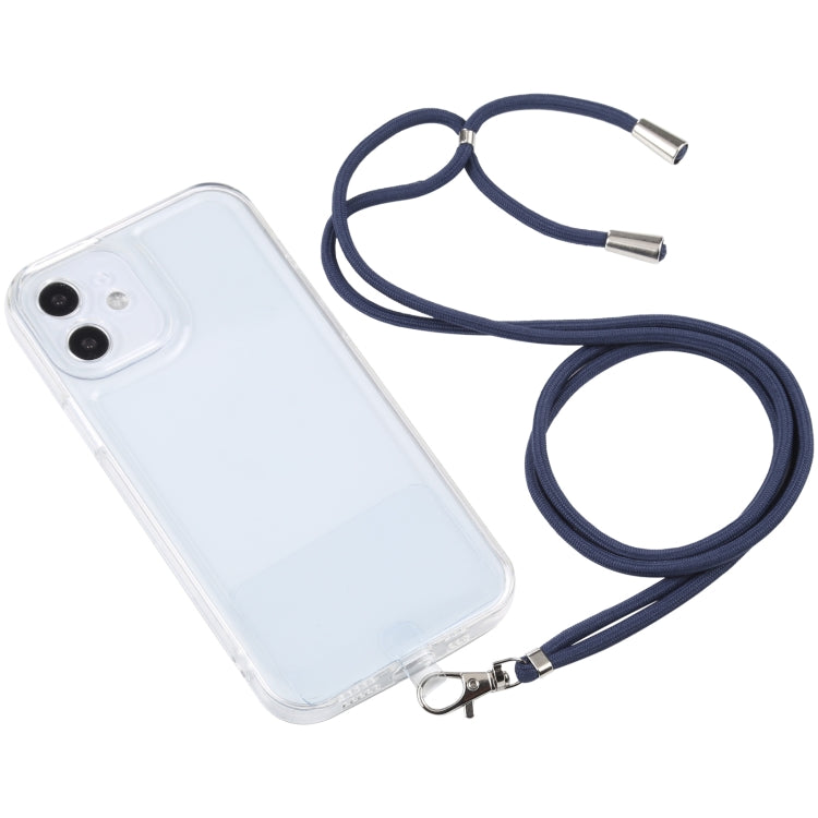 For iPhone 12 mini Lanyard Transparent TPU Phone Case