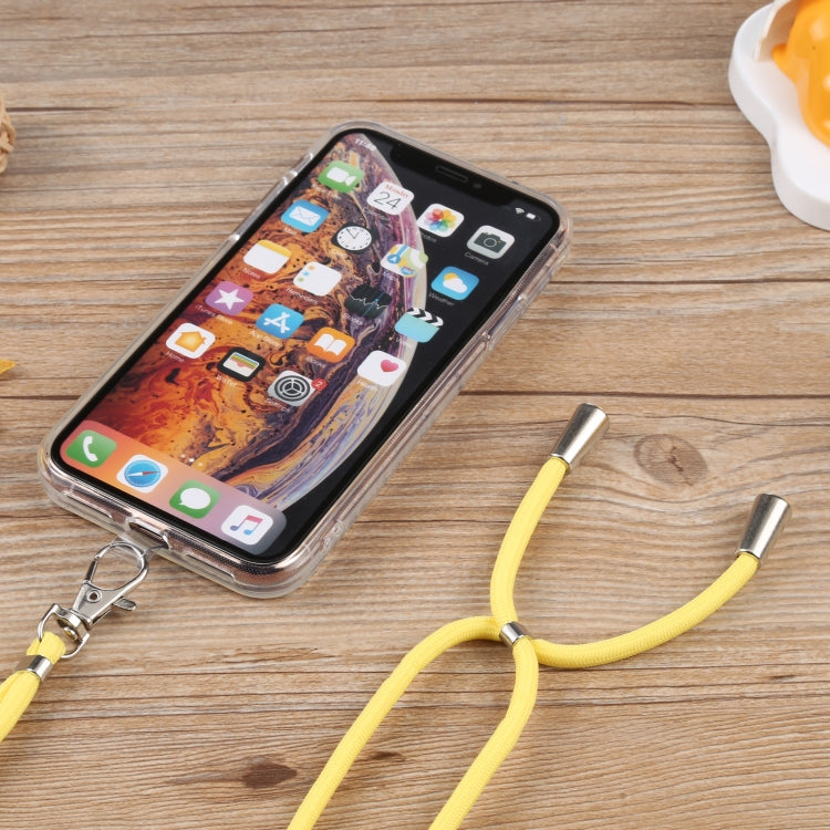 For iPhone X / XS Lanyard Transparent TPU Phone Case