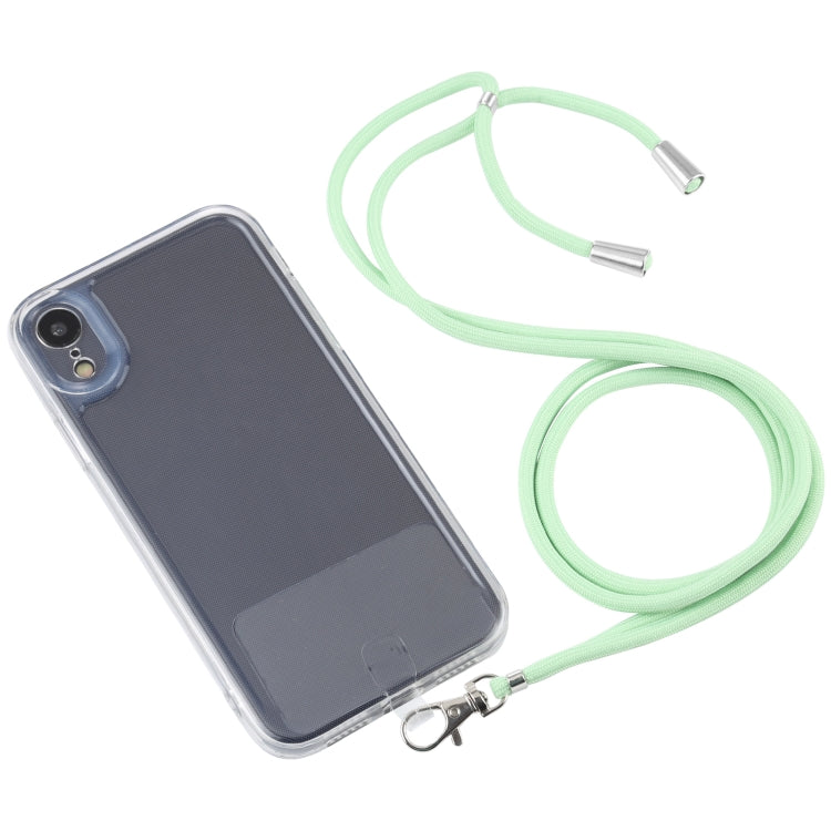 For iPhone XR Lanyard Transparent TPU Phone Case