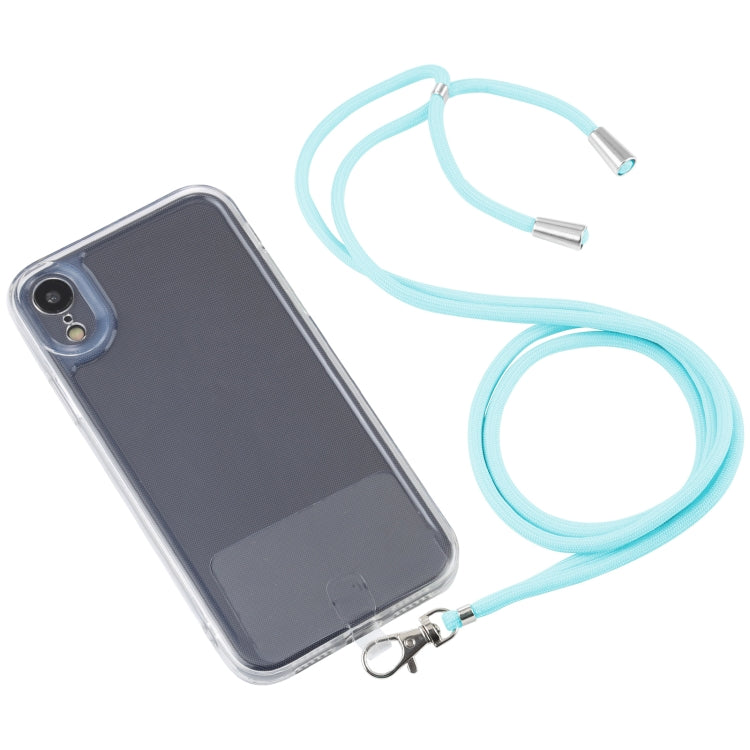 For iPhone XR Lanyard Transparent TPU Phone Case