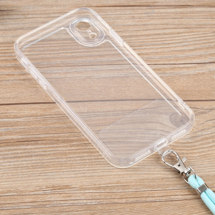 For iPhone XR Lanyard Transparent TPU Phone Case
