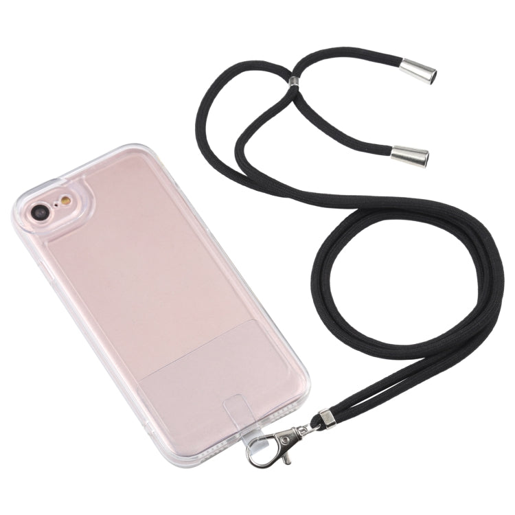 For iPhone SE 2022 / SE 2020 / 8 / 7 Lanyard Transparent TPU Phone Case