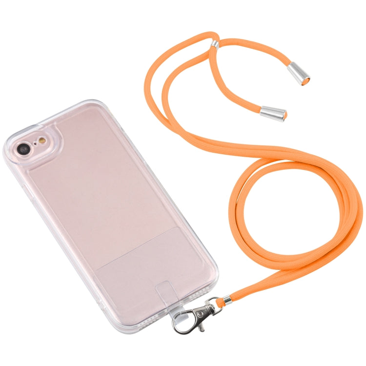 For iPhone SE 2022 / SE 2020 / 8 / 7 Lanyard Transparent TPU Phone Case