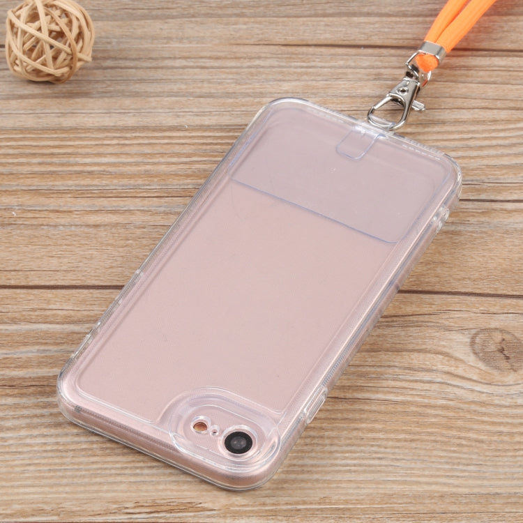 For iPhone SE 2022 / SE 2020 / 8 / 7 Lanyard Transparent TPU Phone Case
