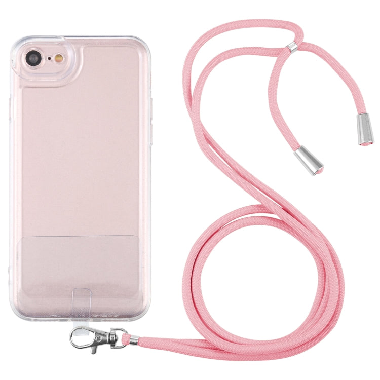 For iPhone SE 2022 / SE 2020 / 8 / 7 Lanyard Transparent TPU Phone Case