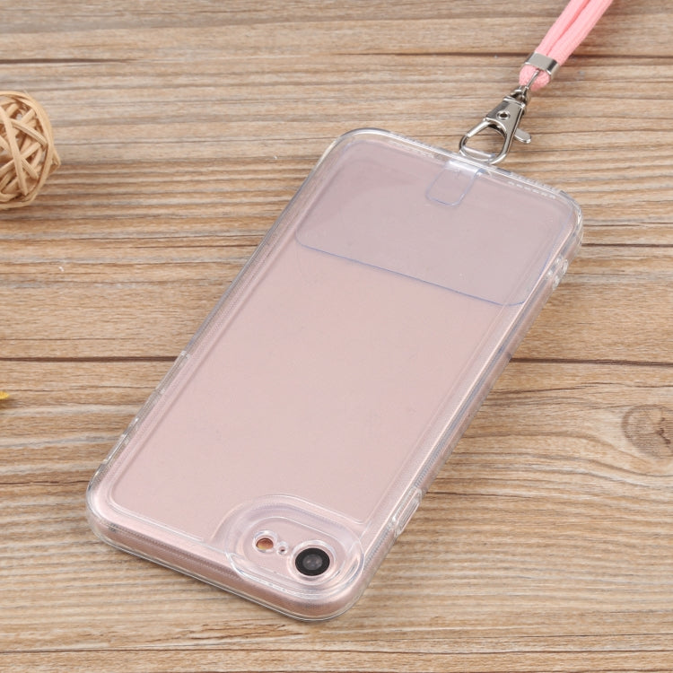 For iPhone SE 2022 / SE 2020 / 8 / 7 Lanyard Transparent TPU Phone Case