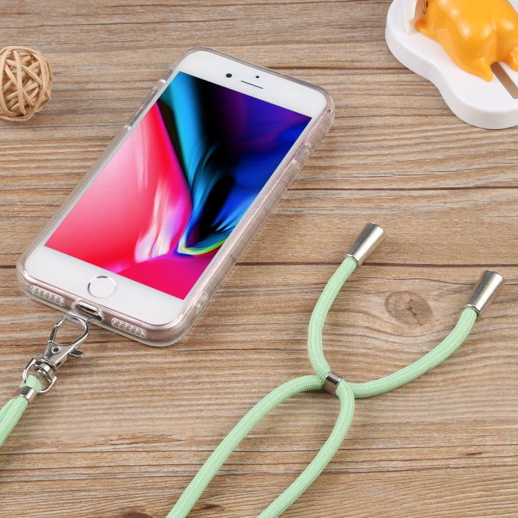 For iPhone SE 2022 / SE 2020 / 8 / 7 Lanyard Transparent TPU Phone Case