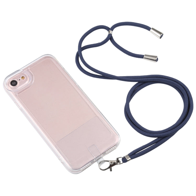 For iPhone SE 2022 / SE 2020 / 8 / 7 Lanyard Transparent TPU Phone Case