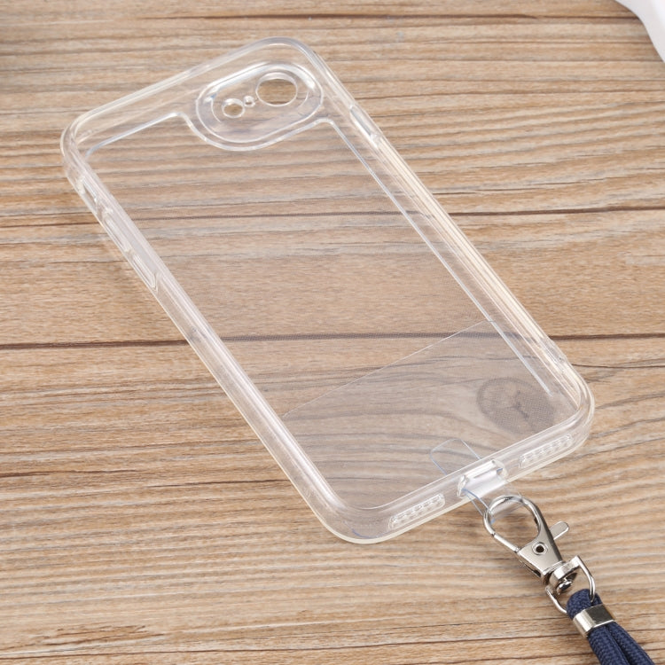 For iPhone SE 2022 / SE 2020 / 8 / 7 Lanyard Transparent TPU Phone Case