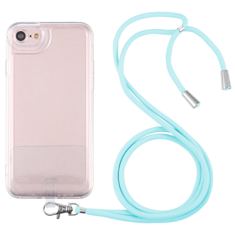 For iPhone SE 2022 / SE 2020 / 8 / 7 Lanyard Transparent TPU Phone Case