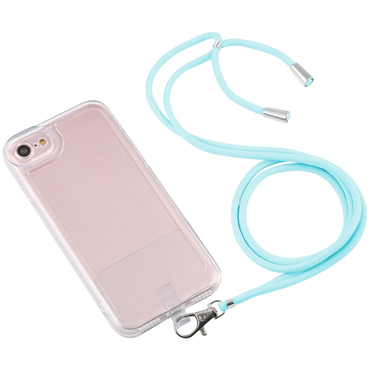 For iPhone SE 2022 / SE 2020 / 8 / 7 Lanyard Transparent TPU Phone Case