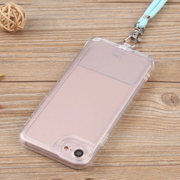 For iPhone SE 2022 / SE 2020 / 8 / 7 Lanyard Transparent TPU Phone Case