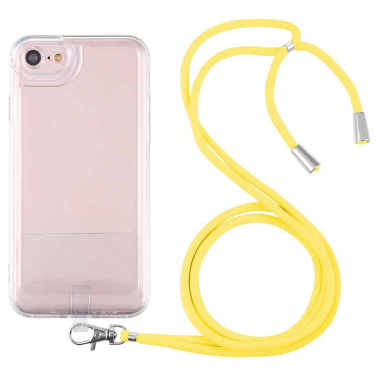 For iPhone SE 2022 / SE 2020 / 8 / 7 Lanyard Transparent TPU Phone Case